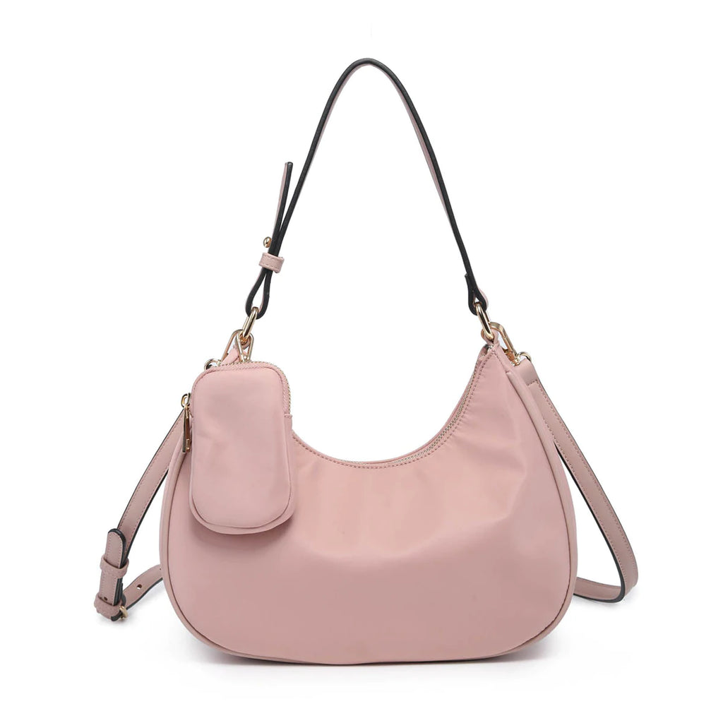 Jada Pink Nylon Shoulder Bag – Michelle's Jewelry Studio