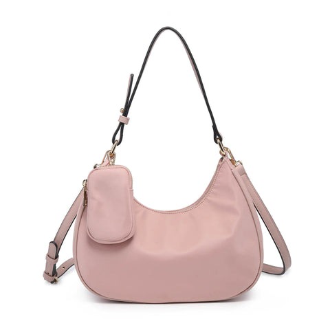 Jada Pink Nylon Shoulder Bag