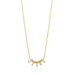 Gold Glow Solid Bar Necklace
