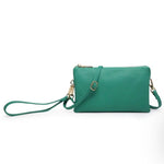 Riley Kelly Green Compartment Wristlet/Crossbody