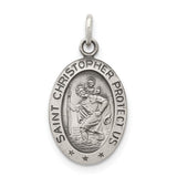 Sterling Silver Saint Christopher Charm