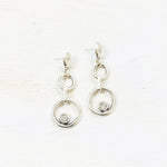 Fashion Double Circle Dangle Earrings