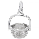 Sterling Silver Nantucket Basket Charm