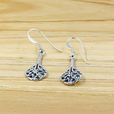 Sterling Silver Celtic Earrings