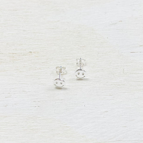 SS Smiley Face Earrings
