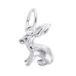 Sterling Silver Bunny Accent Charm