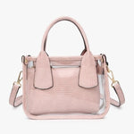 Stacey Pink Clear Satchel