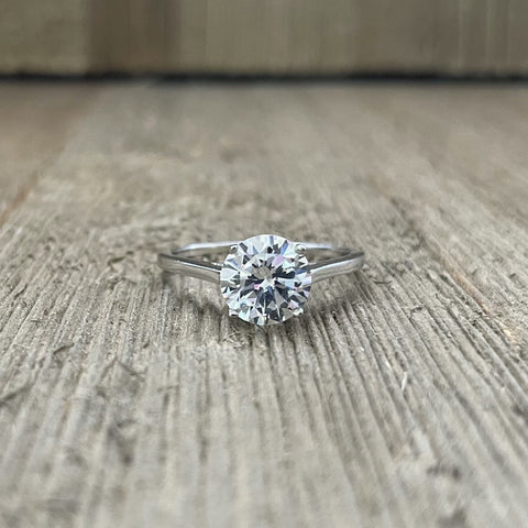 Sterling Silver Engagement Style Ring