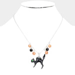 Fashion Halloween Cat Necklace
