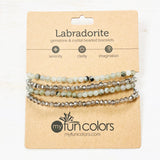 Labradorite Bracelet Set