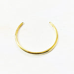 Gold Tone Dome Cuff Bracelet