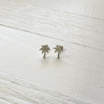 Sterling Silver Palm Tree Earrings