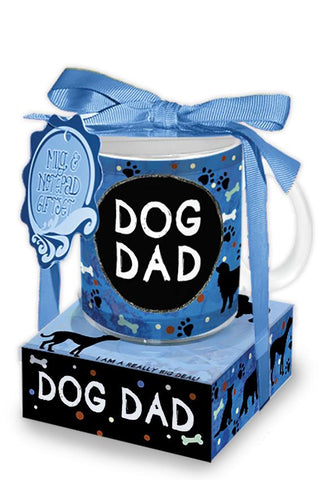 Dog Dad Mug and Note Pad Gift Set