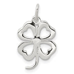 Sterling Silver 4 Leaf Clover Charm Necklace