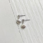Silver Tone Circle Fashion Dangle Earrings