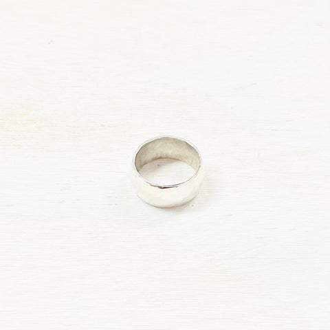Sterling Silver Estate Hammered Metal Ring