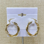Fashion Twist Hoops