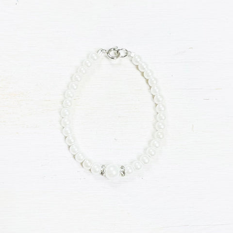 Children’s Pearl & Crystal Bracelet