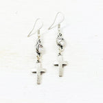 Fashion Cross Dangle Earrings