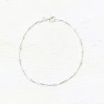 Sterling Silver Ball Station Bracelet