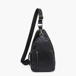 Nikki Black Crossbody Sling Bag