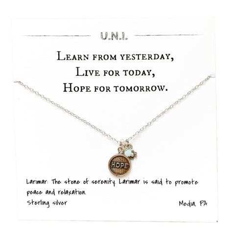 Learn from Yesterday Necklace
