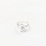 Sterling Silver Double Heart Ring