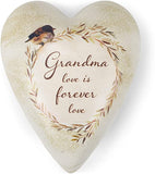 Grandma Love Is Forever Love Heart Art Keeper