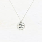 Sterling Silver Love You More Necklace