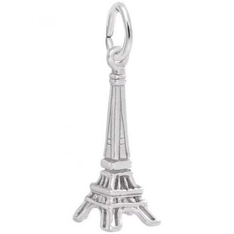 Sterling Silver Eiffel Tower Accent Charm