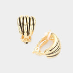 Fashion Dome Clip On Earrings