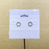 Fashion Open Circle Sparkle Studs