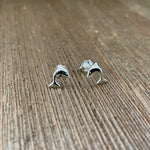 Sterling Silver Dolphin Studs