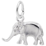 Sterling Silver Small Elephant Charm