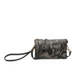 Riley Camo Crossbody Wristlet