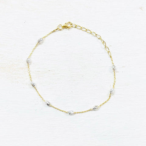 SS Gold Plated Bracelet