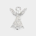 Fashion Rhinestone Angel Pin/Pendant