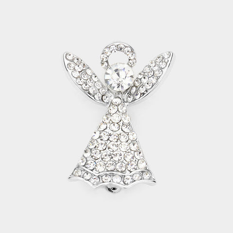 Fashion Rhinestone Angel Pin/Pendant