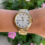 Geneva Classic Goldtone Watch