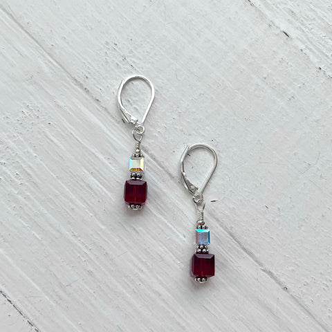 SS July Dangle Crystal Earring