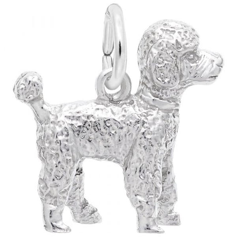 Sterling Silver Poodle Charm