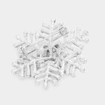 Fashion Rhinestone Snowflake Pin