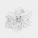 Fashion Rhinestone Snowflake Pin