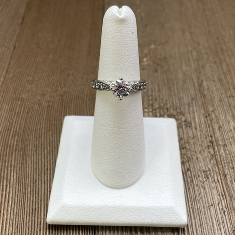 Sterling Silver Engagement Style Ring