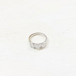 Sterling Silver Multi Clear Stone Ring