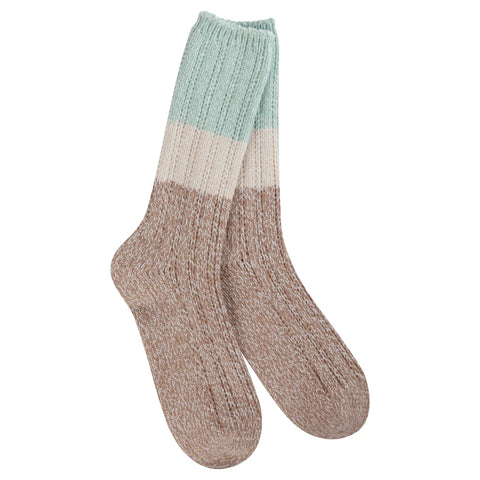 Frosty Multi - Pointelle Crew Socks