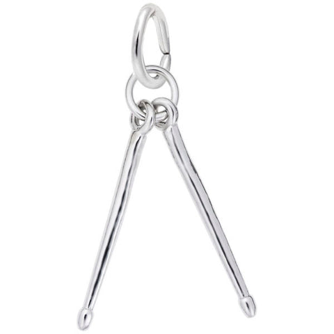 Sterling Silver Drum Stick Charm