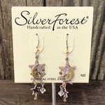 Purple Celestial Cascade Earrings