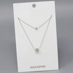 Fashion Ball Layered Necklace