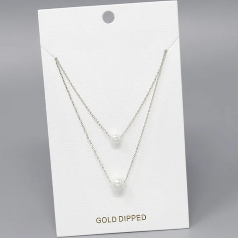 Fashion Pearl Layered Necklace